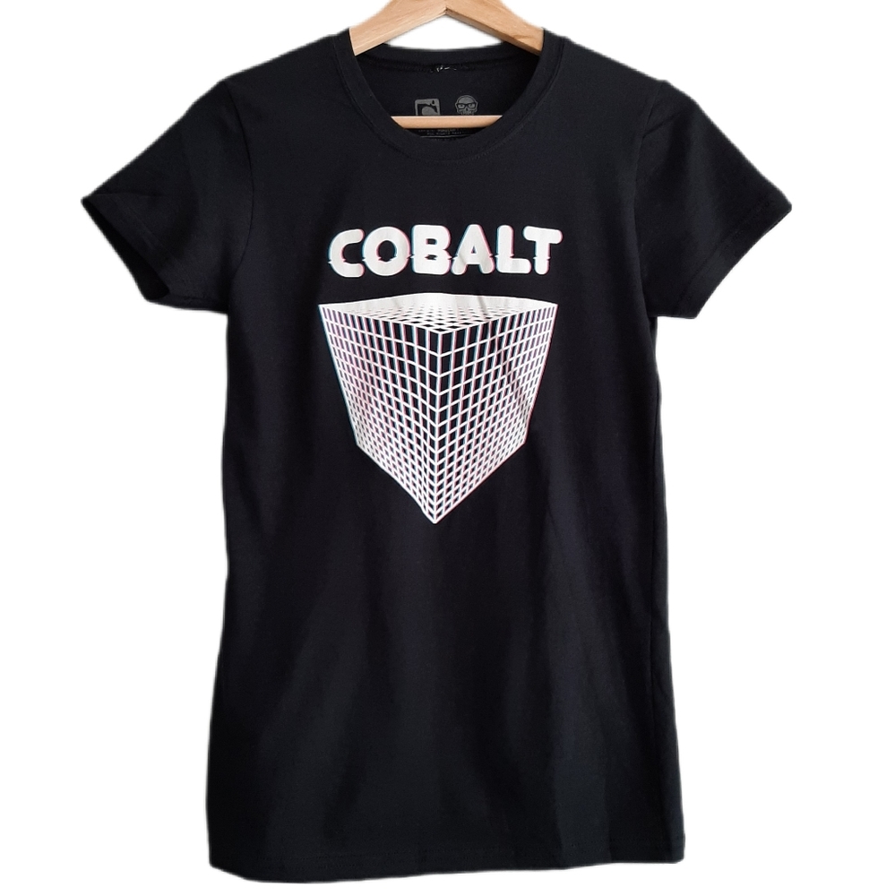 🍒 Mojang x Jinx MINECRAFT Cobalt Crewneck T-shirt Black Sz M